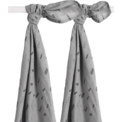 Jollein Gaasluiers 2-pack Spot Stormgrijs 110x110cm -Little Wonders Verkoop jollein gaasluiers 2 pack spot stormgrijs 110x110cm a300545 4