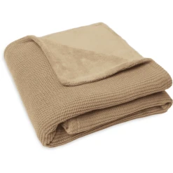 Jollein Knuffeldeken Wiegdeken 75x100cm Basic Gebreid Biscuit/Fleece -Little Wonders Verkoop jollein knuffeldeken wiegdeken 75x100cm basic gebreid biscuit fleece a384703 4