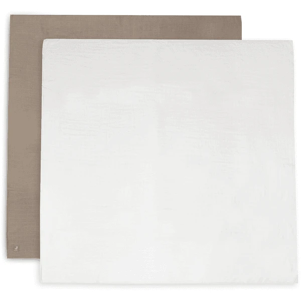 Jollein Set Van 2 Bamboe Katoenen Gaasluiers 115x115cm Biscuit/Ivory 7 Jollein Set Van 2 Bamboe Katoenen Gaasluiers 115x115cm Biscuit/Ivory - Afbeelding 5