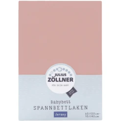 JULIUS ZÖLLNER Hoeslaken Jersey Blush 40 X 90 Cm