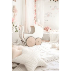 Kinderfeets ® Poppenwagen, Wit -Little Wonders Verkoop kinderfeets poppenwagen wit a294340 4