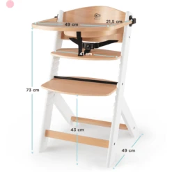 Kinderkraft Enock Houten Kinderstoel White -Little Wonders Verkoop kinderkraft enock houten kinderstoel white a324925 4