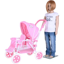 Knorr® Speelgoed Big Twin Poppenwagen - Prince Ss White Rose -Little Wonders Verkoop knorr speelgoed big twin poppenwagen prince ss white rose a363357 4