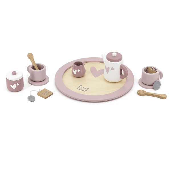 Label-Label - Theeset Roze 4 Label-Label - Theeset Roze - Afbeelding 2