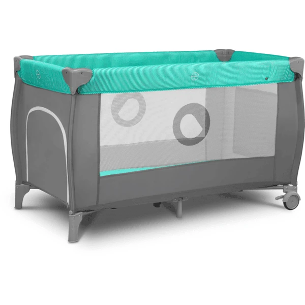 Lionelo Reisbed Sven Plus Turquoise Grijs 5 Lionelo Reisbed Sven Plus Turquoise Grijs - Afbeelding 3