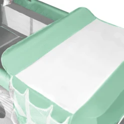 Lionelo Travel Cot Flower Turquoise -Little Wonders Verkoop lionelo travel cot flower turquoise a308757 4