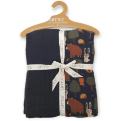 LITTLE Puckdoekjes 2 Stuk Organisch Forest Blauw-grijs -Little Wonders Verkoop little puckdoekjes 2 stuk organisch forest blauw grijs a329252 2