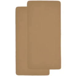 Meyco Jersey Hoeslaken 2 Pak 70 X 140 / 150 Toffee -Little Wonders Verkoop meyco jersey hoeslaken 2 pak 70 x 140 150 toffee a379482 2