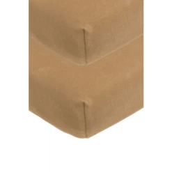 Meyco Jersey Hoeslaken 2 Pak 70 X 140 / 150 Toffee -Little Wonders Verkoop meyco jersey hoeslaken 2 pak 70 x 140 150 toffee a379482 3