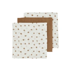 Meyco Muslin Gauze Luiers 3 Pack Mini Panter Toffee -Little Wonders Verkoop meyco muslin gauze luiers 3 pack mini panter toffee a379397 4