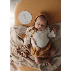 Mushie Gebreide Deken Honeycomb Beige 80 X 100 Cm -Little Wonders Verkoop mushie gebreide deken honeycomb beige 80 x 100 cm a401202 2