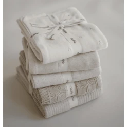 Mushie Pointelle Ivoor Gebreide Deken 80 X 100 Cm -Little Wonders Verkoop mushie pointelle ivoor gebreide deken 80 x 100 cm a401231 2