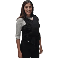 Najell Voorgevormde Draagdoek Charcoal Black -Little Wonders Verkoop najell voorgevormde draagdoek charcoal black a310752 3