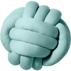 Nordic Coast Company Knot Kussen Jersey Mint -Little Wonders Verkoop nordic coast company knot kussen jersey mint a332408 2