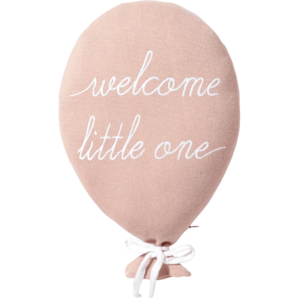 Nordic Coast Company Sierkussen Ballon " Welcome Little One" Roze 3 Nordic Coast Company Sierkussen Ballon " Welcome Little One" Roze