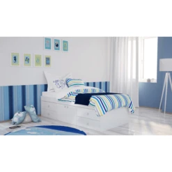Polini Kids Jeugdbed Simple 3100 Wit -Little Wonders Verkoop polini kids jeugdbed simple 3100 wit a261471 3