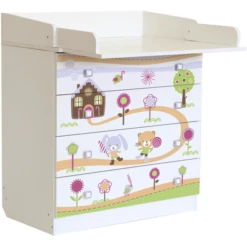 Polini Kinderen Babyverkleedtoestel Simple 1580 Wit Met Peperkoekhuisje -Little Wonders Verkoop polini kinderen babyverkleedtoestel simple 1580 wit met peperkoekhuisje a266955 3