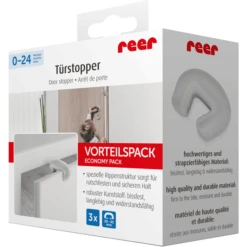 Reer Deurstopper Voordeelverpakking Transparant -Little Wonders Verkoop reer deurstopper voordeelverpakking transparant a354239 3