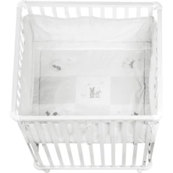 Roba Box 100 X 100 Cm Wit Fox & Bunny