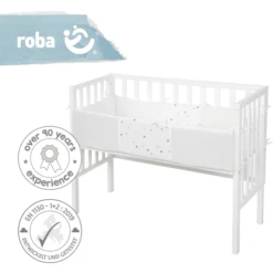 Roba Co-sleeper 2in1 Wit -Little Wonders Verkoop roba co sleeper 2in1 wit a308690 2