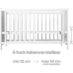 Roba Co-sleeper Wit 60 X 120 Cm -Little Wonders Verkoop roba co sleeper wit 60 x 120 cm a286634 4