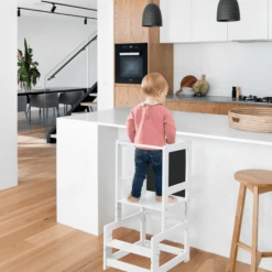 Roba Leertoren Met Schoolbord Wit -Little Wonders Verkoop roba leertoren met schoolbord wit a308314 3