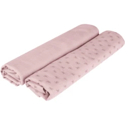 Roba Puck- En Verzorgingshanddoekenset Van 2 Lil Planet Roze 120 X 120 Cm