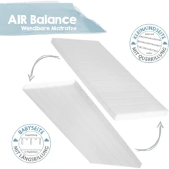 Roba Wieg Matras Veilig Slapen AIR BALANCE Premiummesh 45x90 -Little Wonders Verkoop roba wieg matras veilig slapen air balance premiummesh 45x90 a304741 2