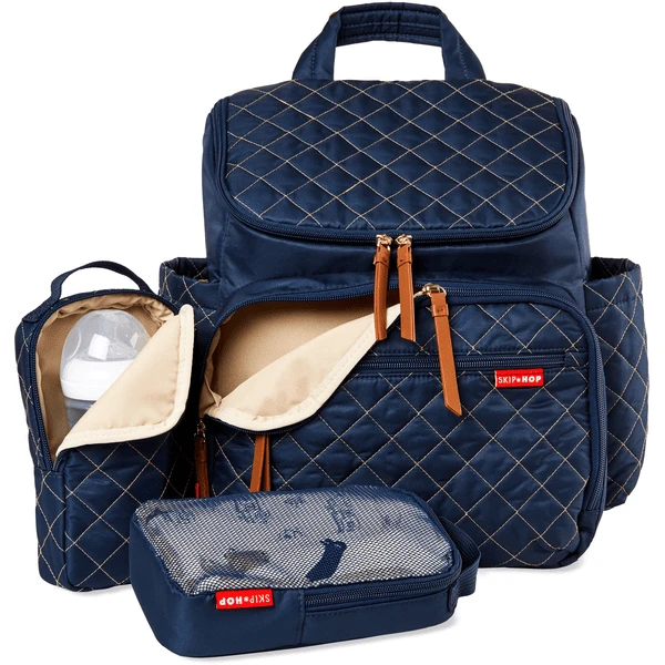 SkipHop Luierrugtas FORMA, Blauw 6 SkipHop Luierrugtas FORMA, Blauw - Afbeelding 4