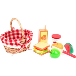 Little Wonders Verkoop -Little Wonders Verkoop small foot picknickmand met snijbaar eten a261409 1
