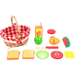 Small Foot® Picknickmand Met 'snijbaar' Eten -Little Wonders Verkoop small foot picknickmand met snijbaar eten a261409 2