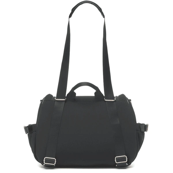 Storksak Luiertas Poppy Luxe Black Scuba - Zwart 6 Storksak Luiertas Poppy Luxe Black Scuba - Zwart - Afbeelding 4