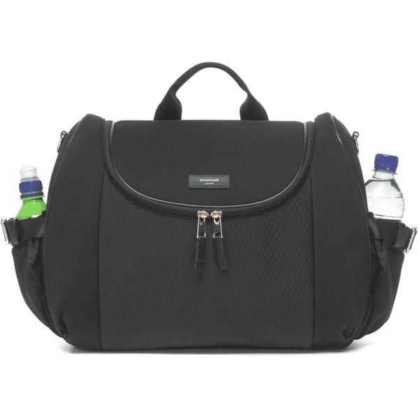 Storksak Luiertas Poppy Luxe Black Scuba - Zwart 7 Storksak Luiertas Poppy Luxe Black Scuba - Zwart - Afbeelding 5