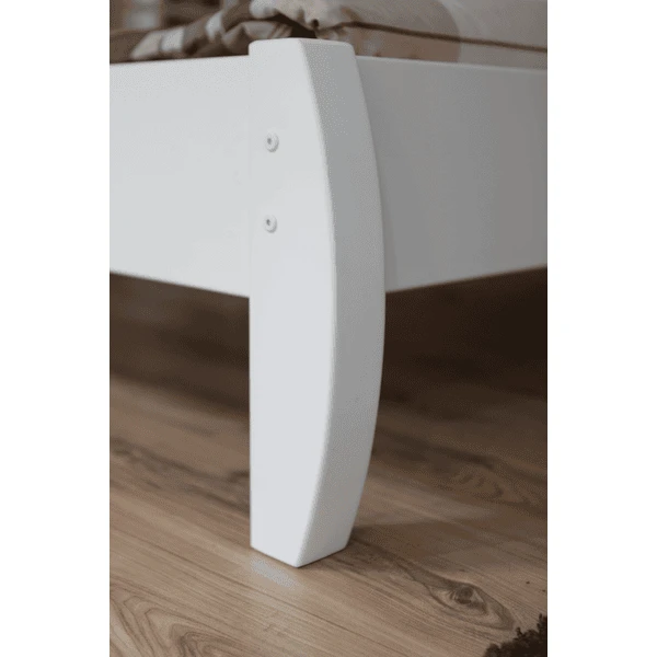 TiCAA Eenpersoonsbed Jasmin 100 X 200 Cm Grenen Wit 6 TiCAA Eenpersoonsbed Jasmin 100 X 200 Cm Grenen Wit - Afbeelding 4