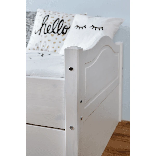 TiCAA Eenpersoonsbed Leni 90 X 200 Cm Dennenhout Wit Met 4 Functie Laden Aden 6 TiCAA Eenpersoonsbed Leni 90 X 200 Cm Dennenhout Wit Met 4 Functie Laden Aden - Afbeelding 4