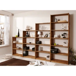 TiCAA Open Kast Massieve Eik Naturel 179 Cm -Little Wonders Verkoop ticaa open kast massieve eik naturel 179 cm a327422 2