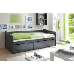 TiCAA Slaapbank Maria Met Opbergladen Grijs -Little Wonders Verkoop ticaa slaapbank maria met opbergladen grijs a077442 4