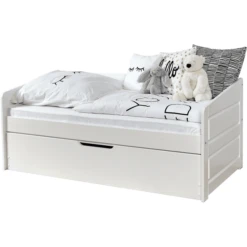 TiCAA Slaapbank Mini Micki Beech Wit Met Extra Bed Incl. 2 Matrassen -Little Wonders Verkoop ticaa slaapbank mini micki beech wit met extra bed incl 2 matrassen a303074 3
