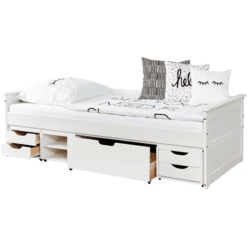 TiCAA Slaapbank Theodor 90 X 200 Cm Dennenhout Wit Met 4 Functionele Lades Aden 8 TiCAA Slaapbank Theodor 90 X 200 Cm Dennenhout Wit Met 4 Functionele Lades Aden -Little Wonders Verkoop ticaa slaapbank theodor 90 x 200 cm dennenhout wit met 4 functionele lades aden a303214 1