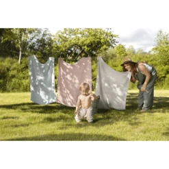 VINTER& BLOOM Mousseline Dekbed GOTS Duif Grijs -Little Wonders Verkoop vinter bloom mousseline dekbed gots duif grijs a303798 3