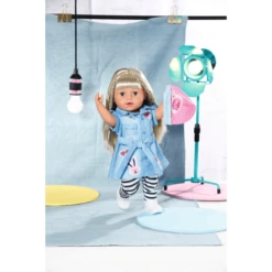 Zapf Creation BABY Born® Deluxe Jeans Jurk 43cm -Little Wonders Verkoop zapf creation baby born deluxe jeans jurk 43cm a335582 4