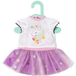 Zapf Creation Dolly Moda Eenhoorn Shirt Met Tutu, 36cm -Little Wonders Verkoop zapf creation dolly moda eenhoorn shirt met tutu 36cm a267682 2